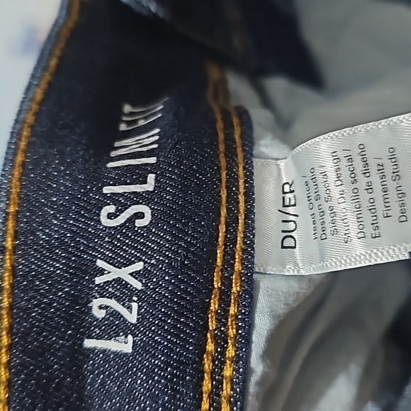 DU/ER Dark Blue Slim Fit Denim Jeans Size 28x32 NWT - Picture 6 of 9